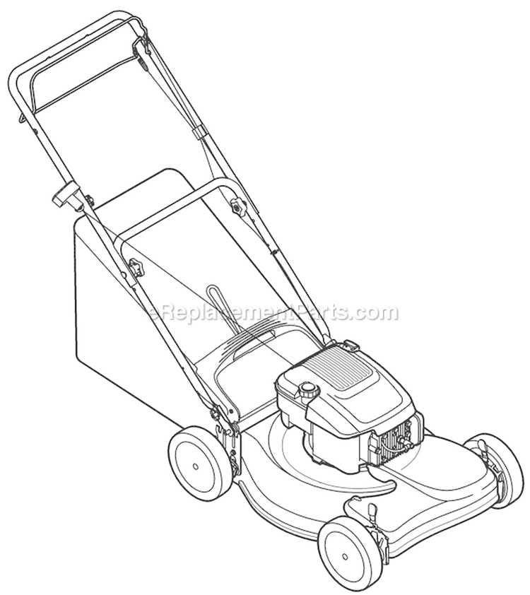 Page C Diagram and Parts List for 12A-446M001 2009 Yard Man Lawn Mower